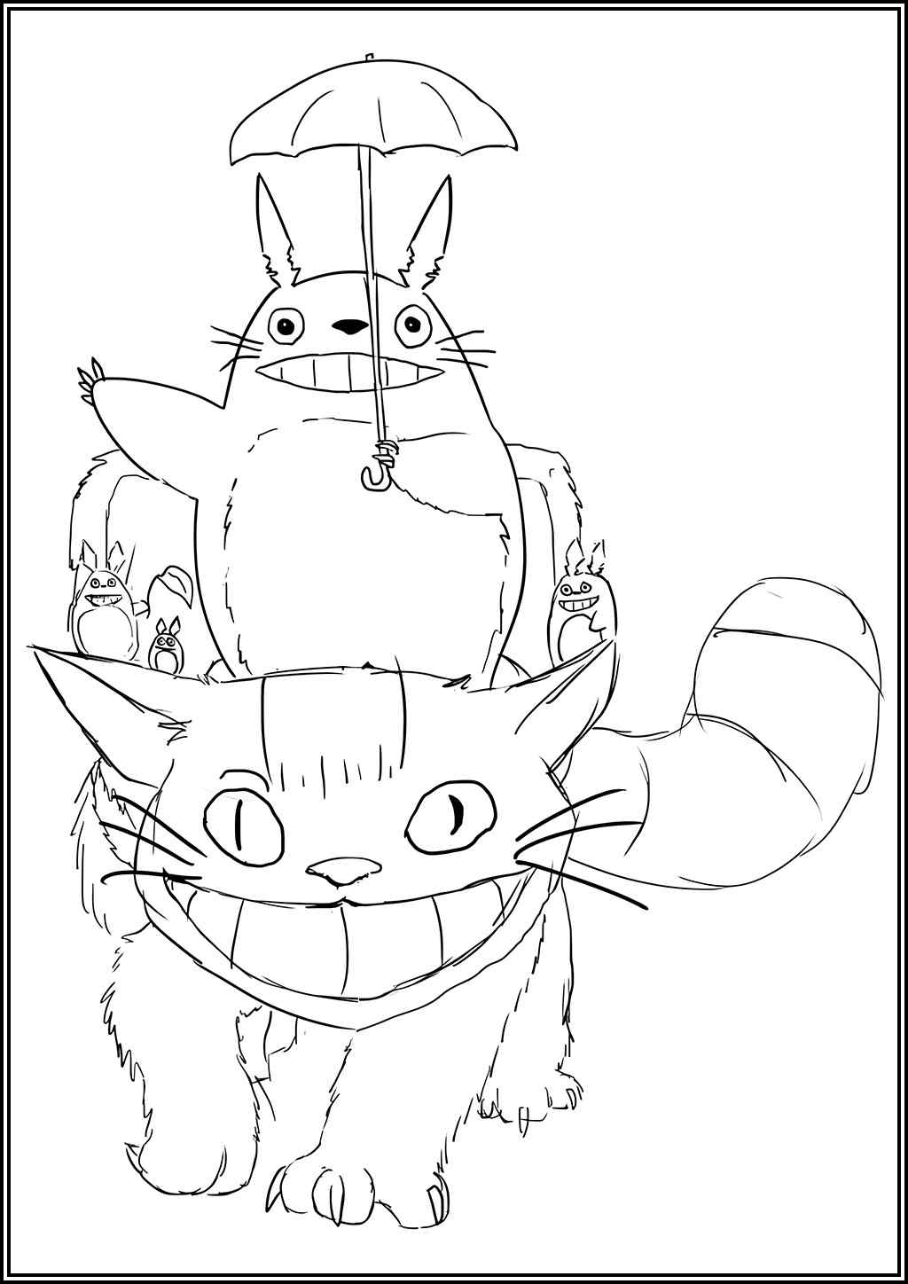 Totoro Image Coloring