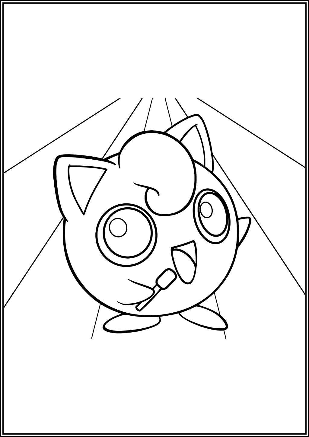 Adorable Jigglypuff Coloring