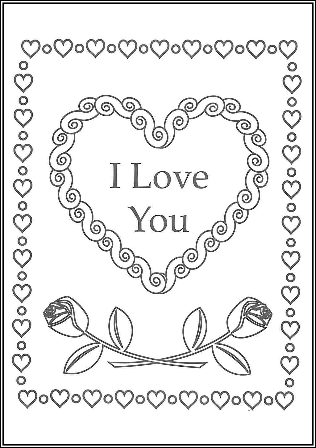 Awesome Valentine Coloring