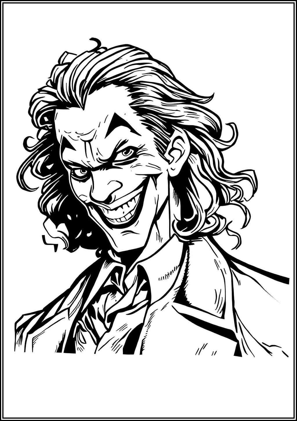 Bad Joker Coloring