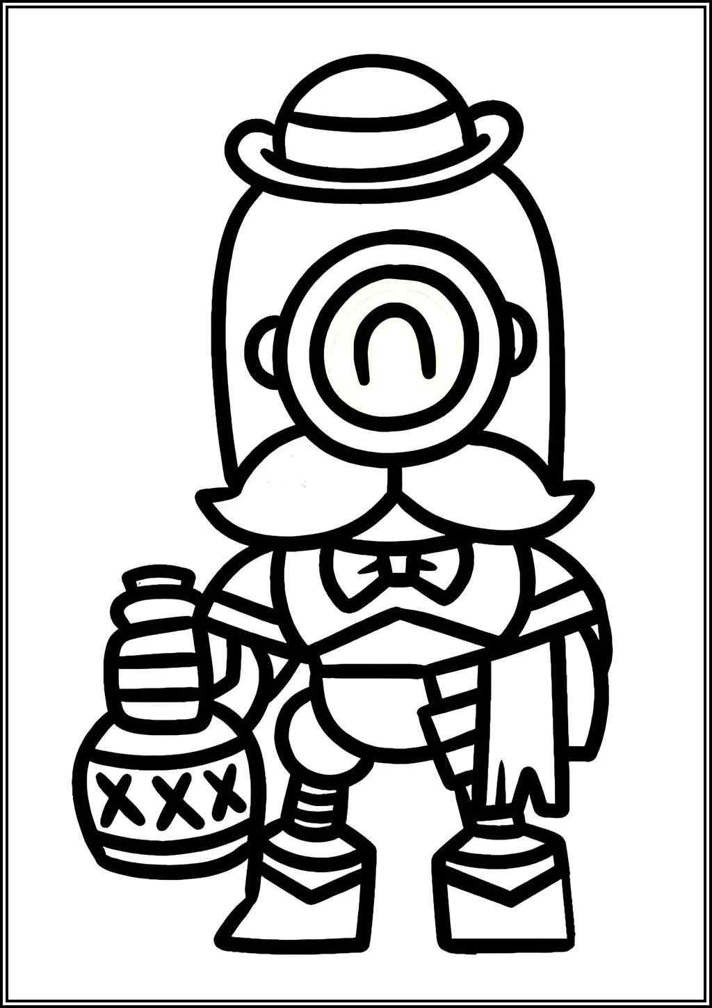 Barley In Brawl Stars Coloring