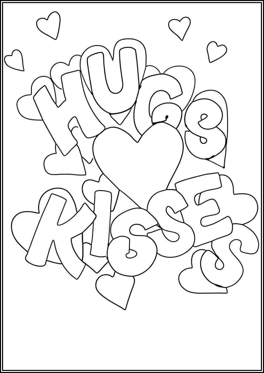 Basic Valentine Coloring