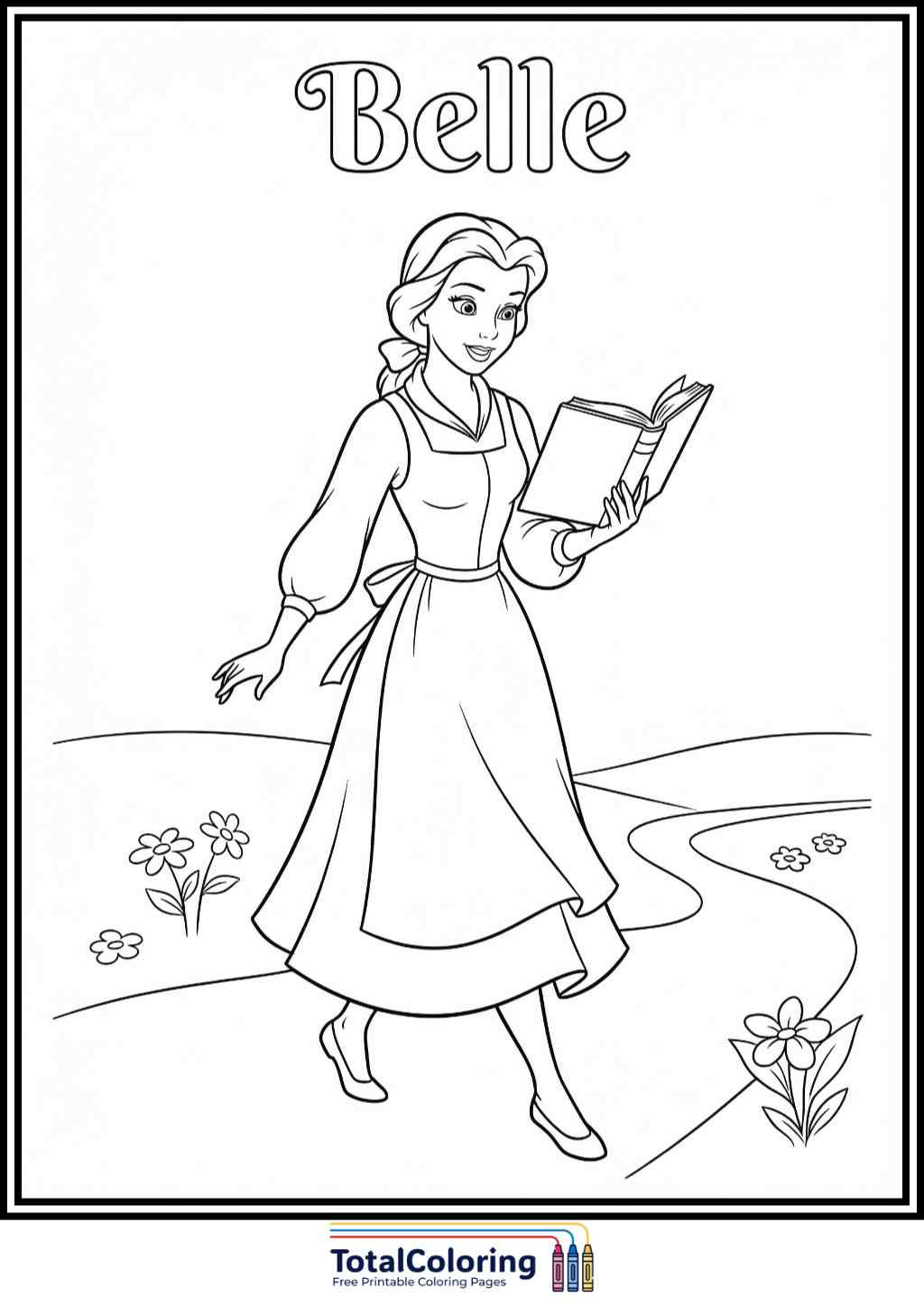 Disney Princess coloring pages (Free printable PDF) - TotalColoring.com