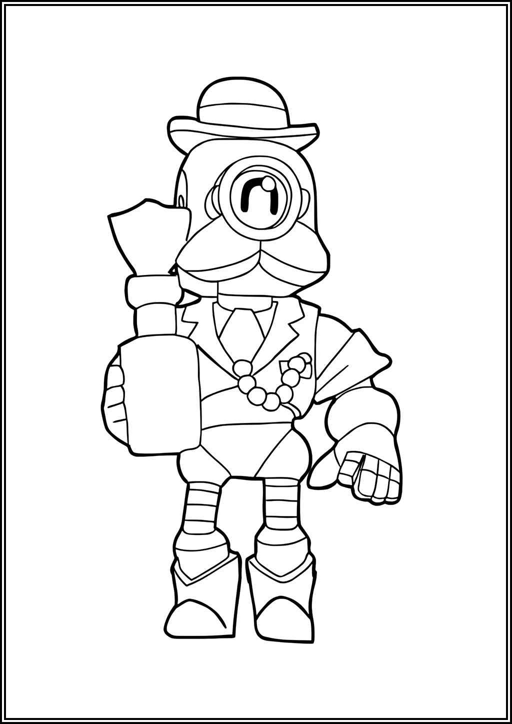Brawl Stars Barley Coloring