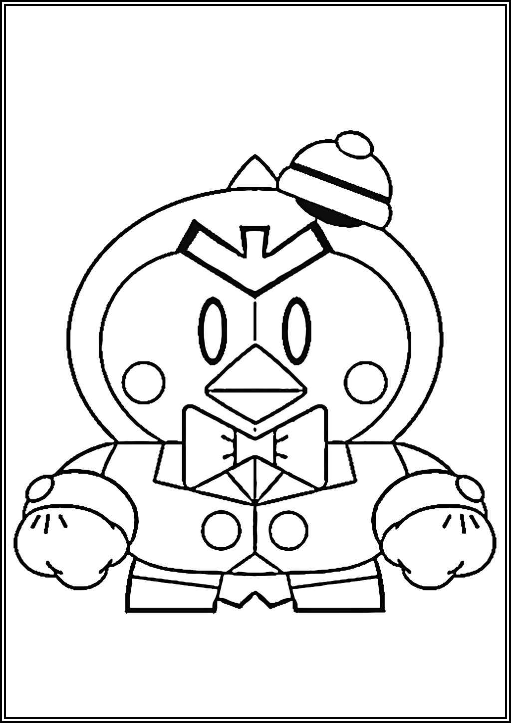 Brawl Stars Mr P Coloring