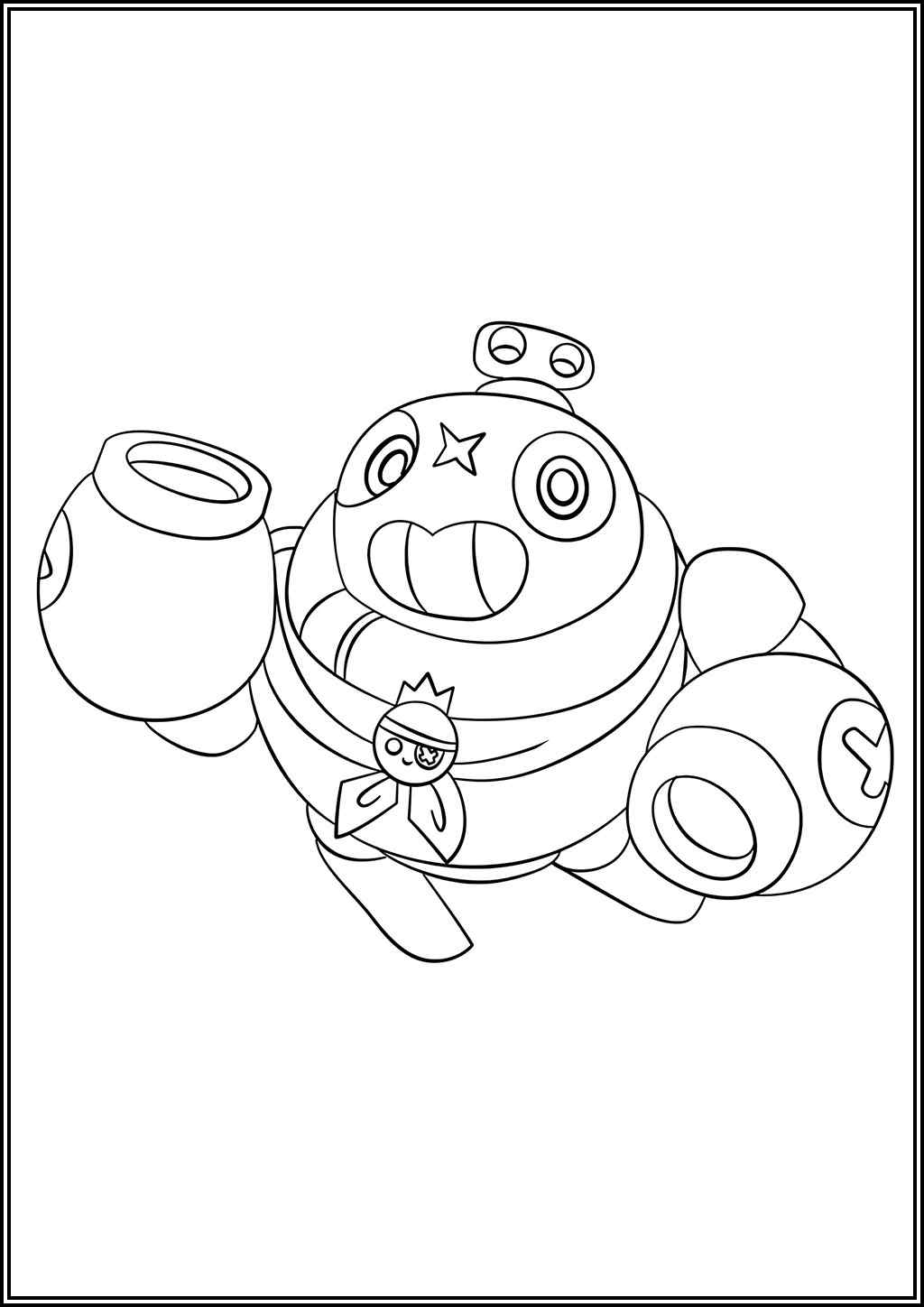 Brawl Stars Tick Coloring