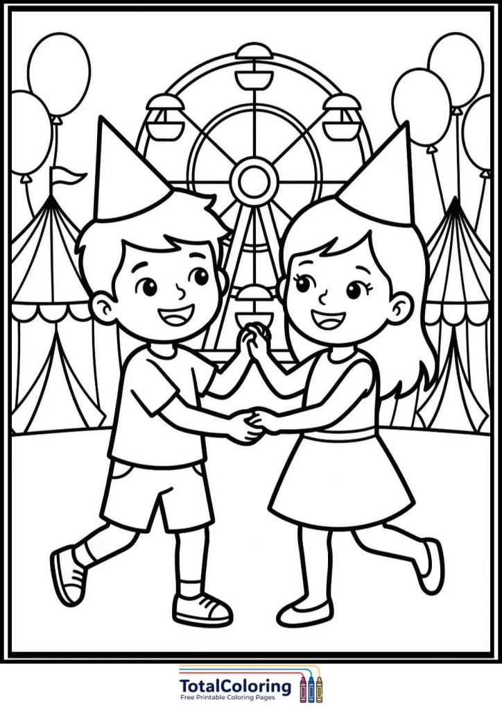 carnival coloring pages