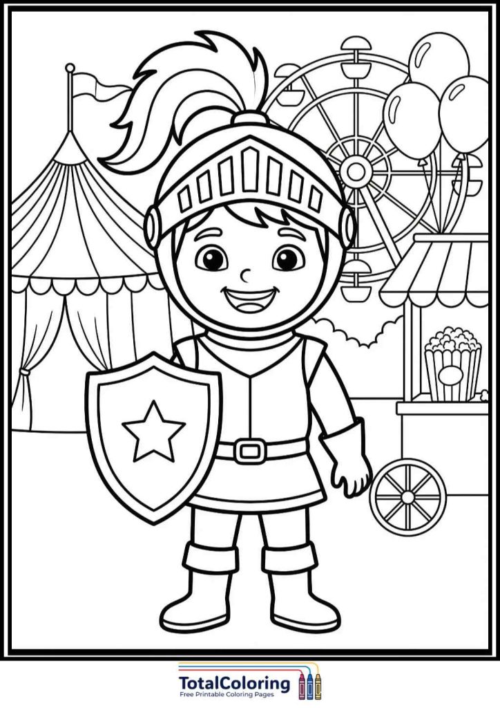 carnival coloring pages