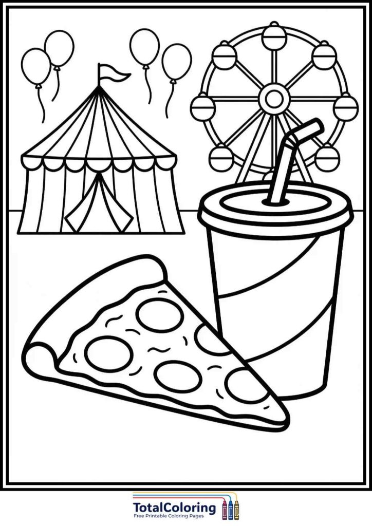 carnival coloring pages