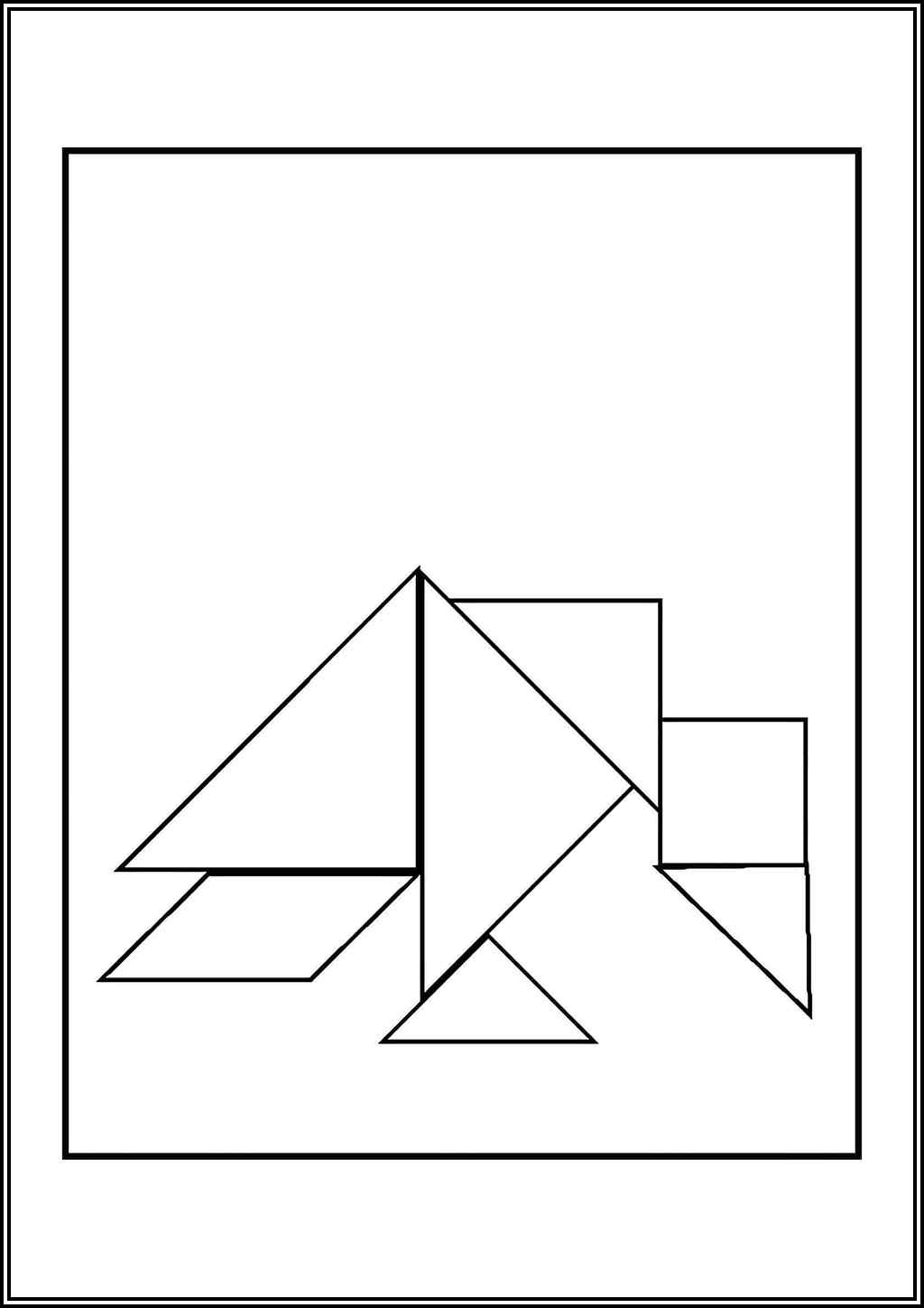 Chinese Tangram Coloring