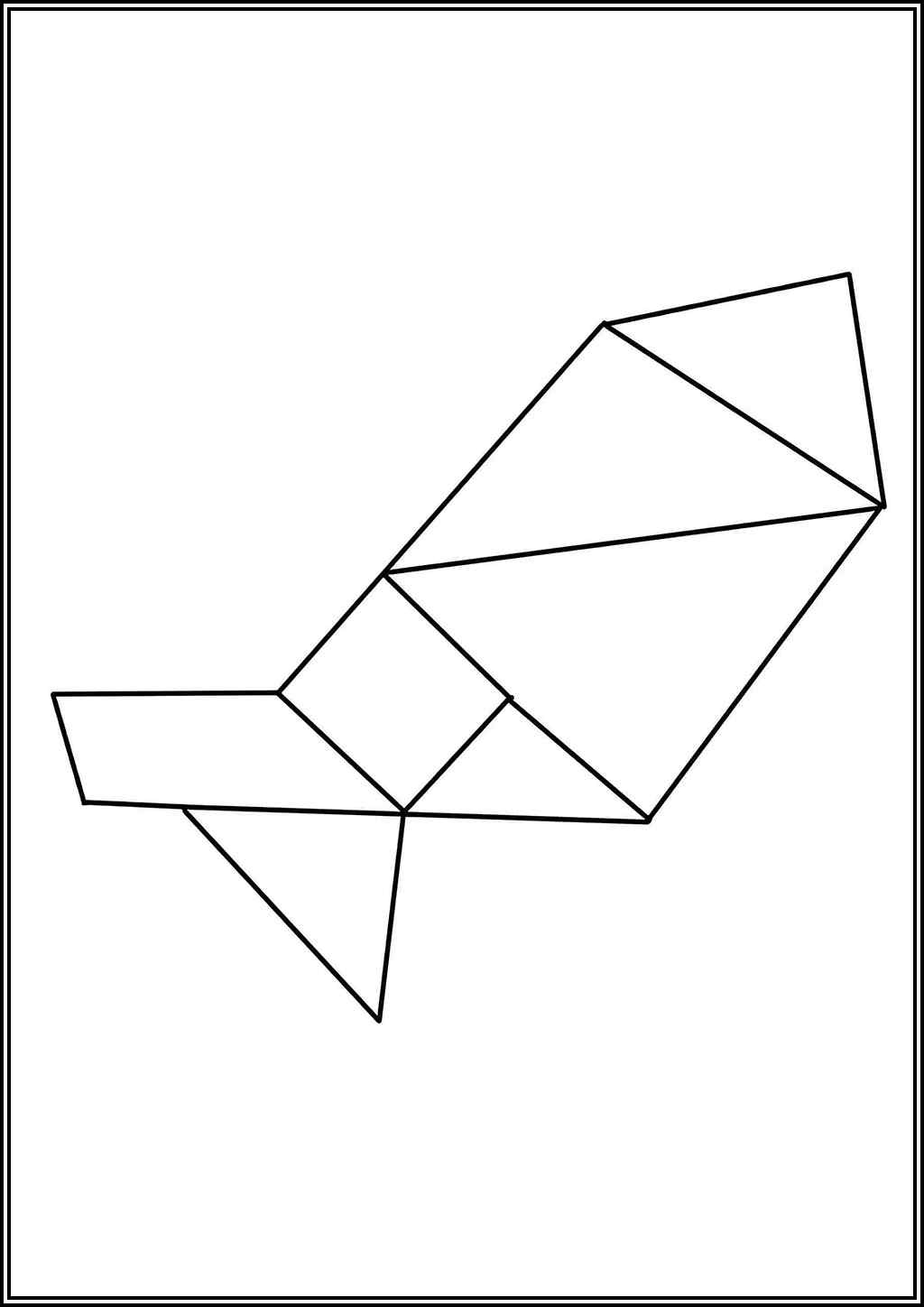 Chinese Tangram Free Coloring