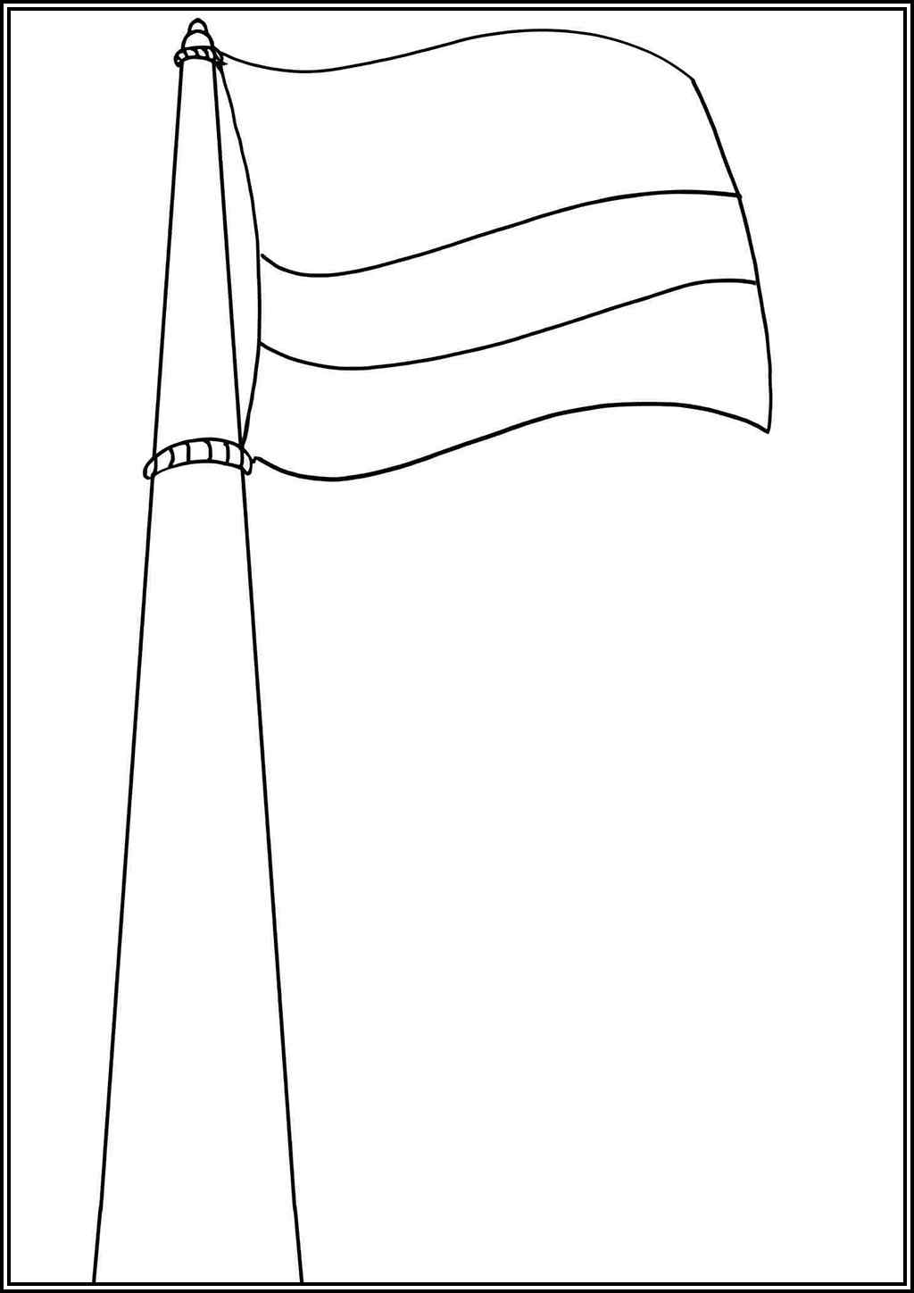 Colombia Flag Printable Coloring