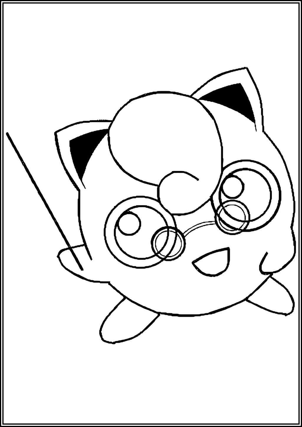 Cool Jigglypuff Coloring