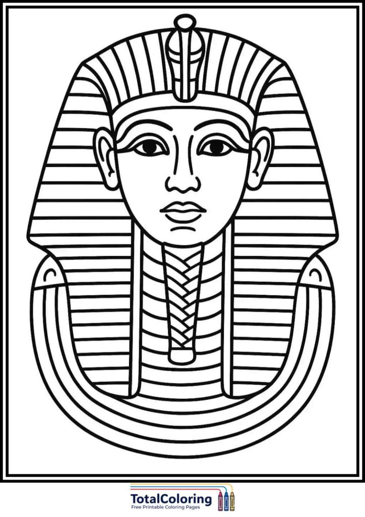 cute mummy coloring page