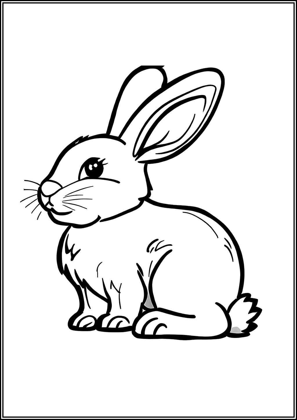 Cute Rabbit Coloring
