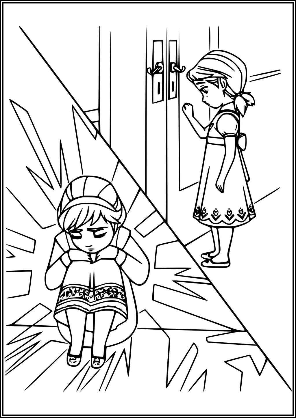 Disney Cartoon Frozen Coloring