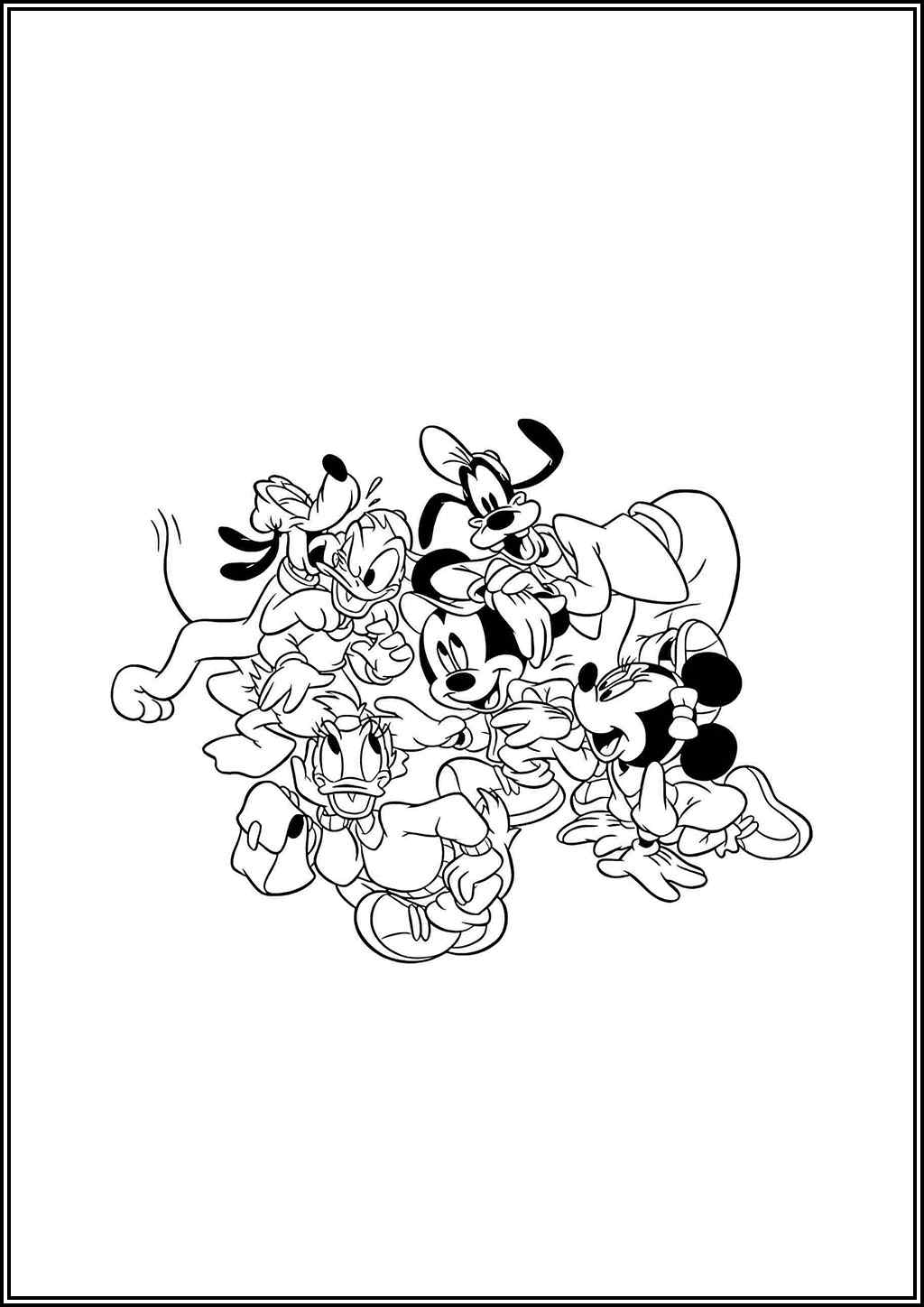 Disney Mickey And Friends Coloring