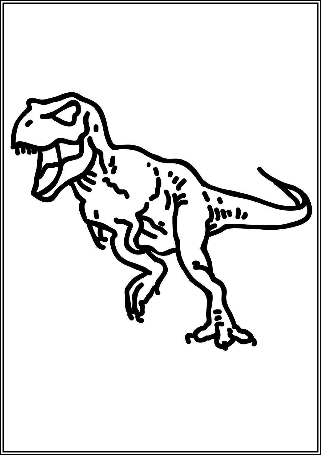 Drawing T Rex Coloring