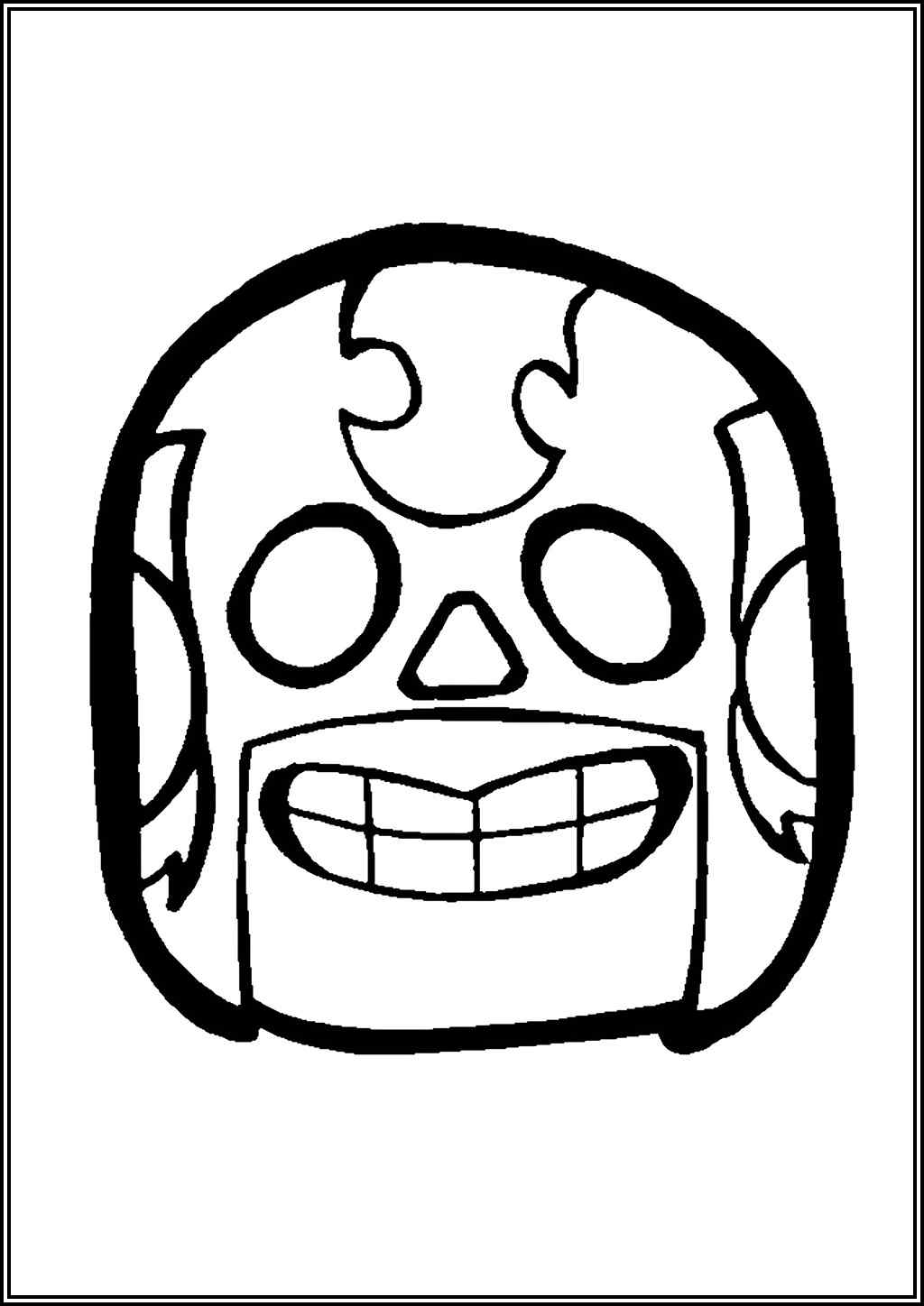 El Primo In Brawl Stars Coloring