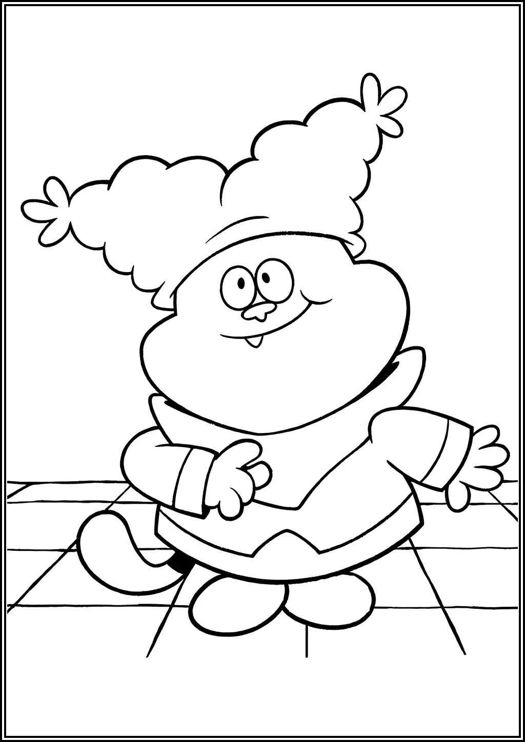 Friendly Chowder Coloring