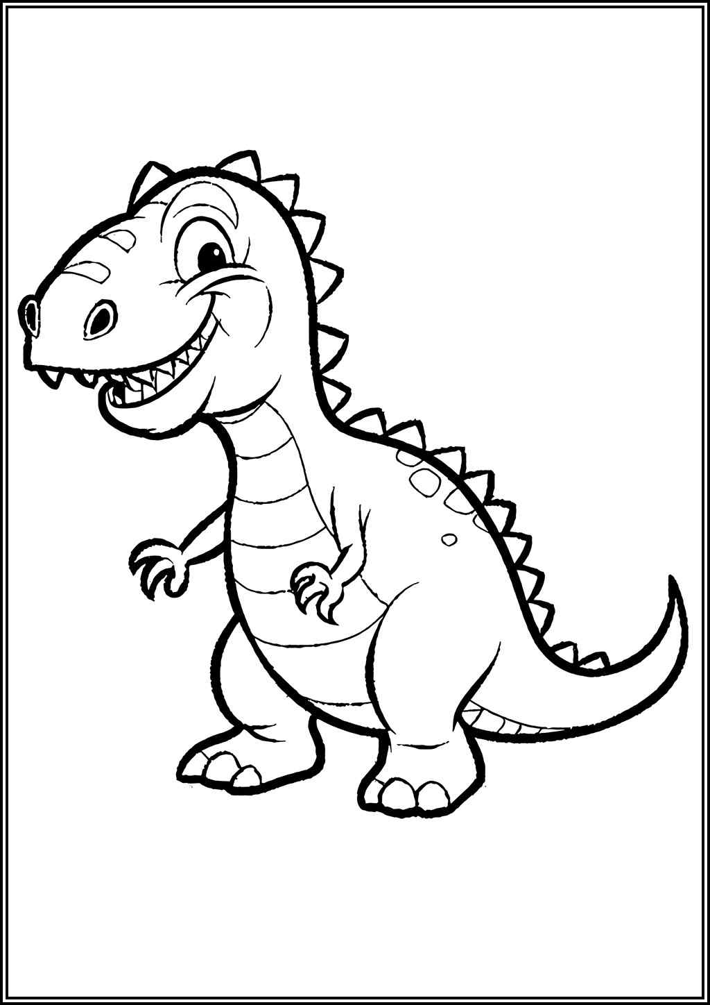 Hilarious Dinosaur Coloring