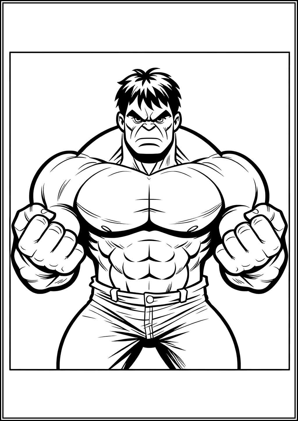 Hulk Picture Coloring