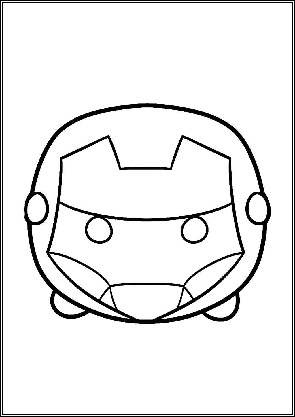 Iron Man Tsum Tsum Coloring