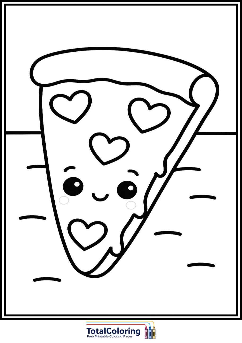 Kawaii coloring pages (Free printable PDF)