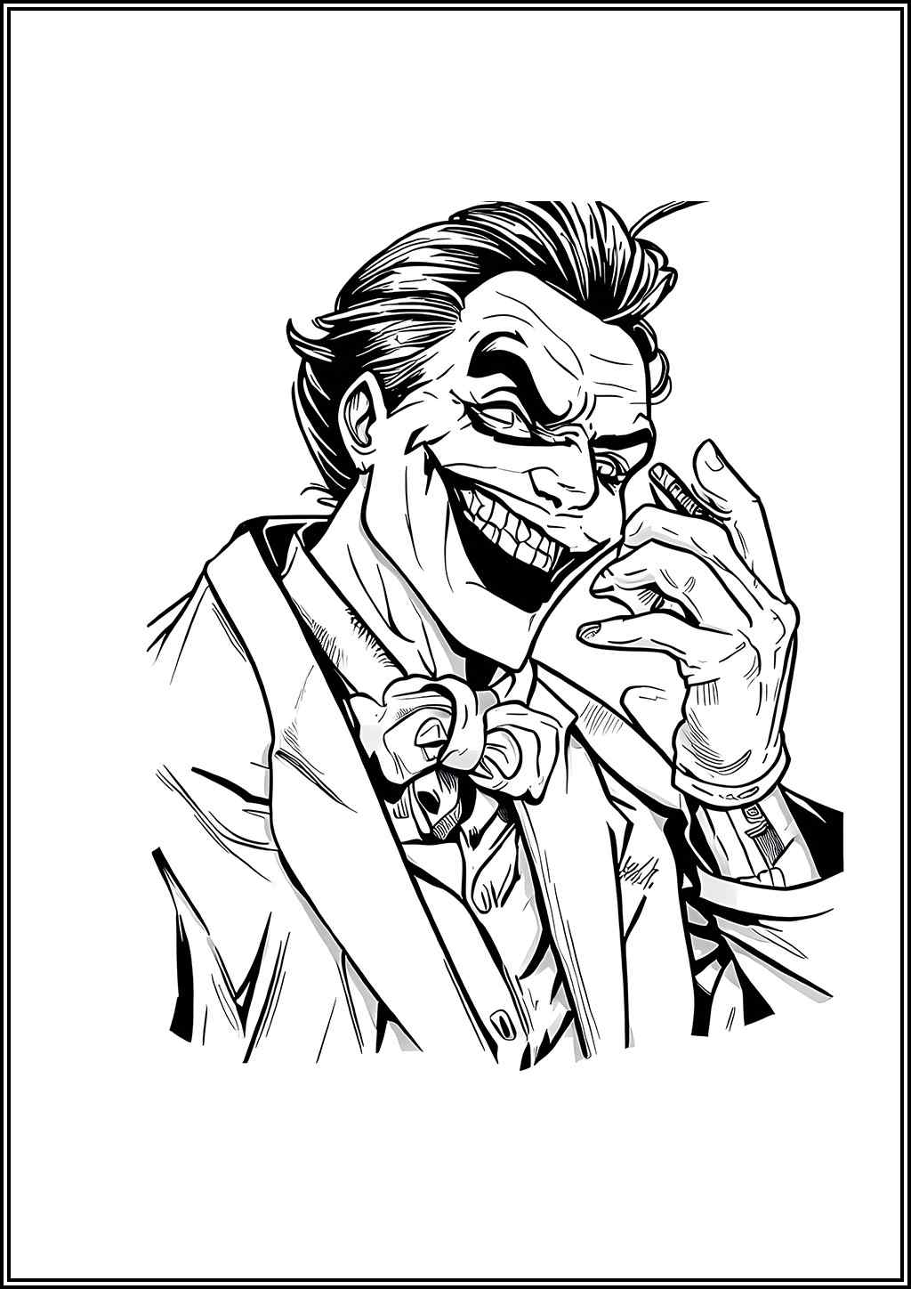 Laughing Joker Coloring