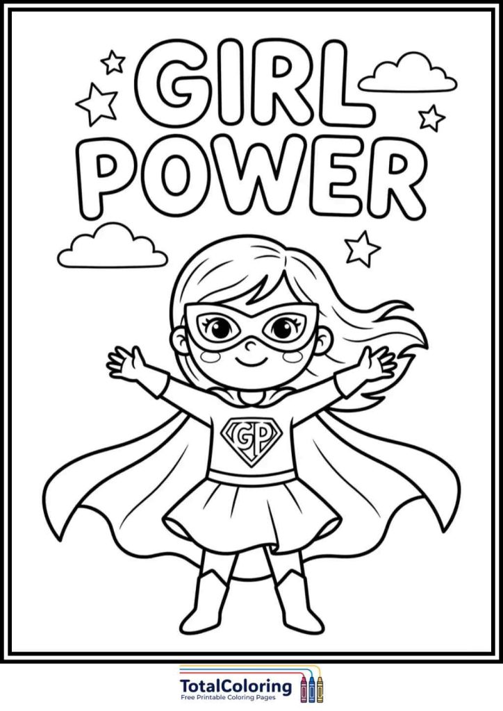 march womens day coloring page
