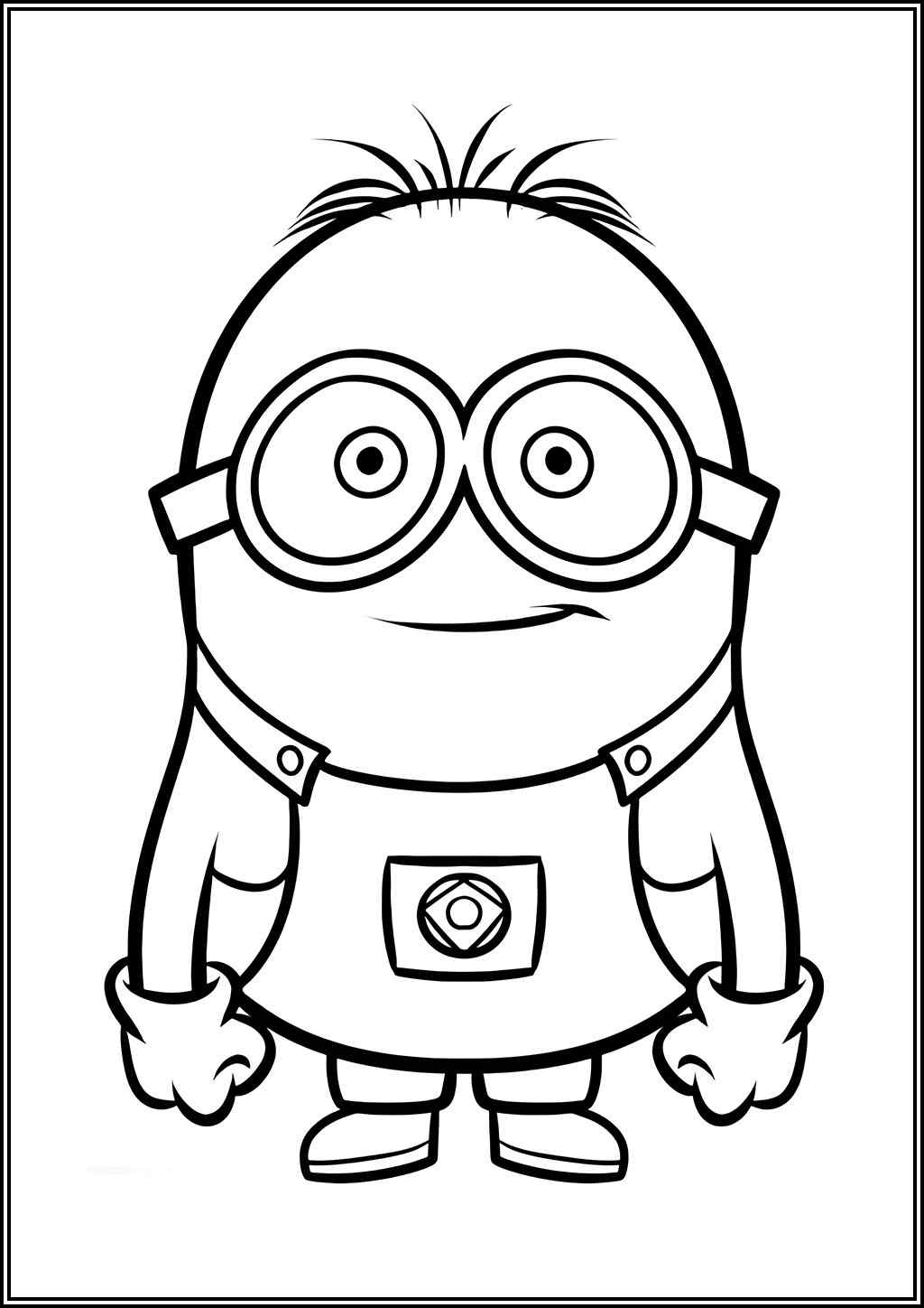 Minion For Toddler Coloring