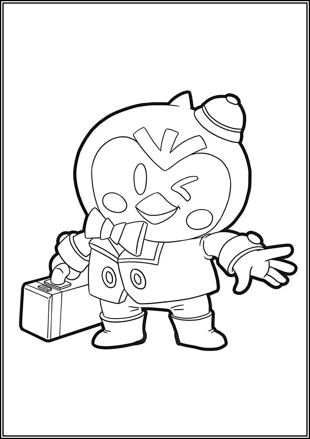 Mr P In Brawl Stars Coloring