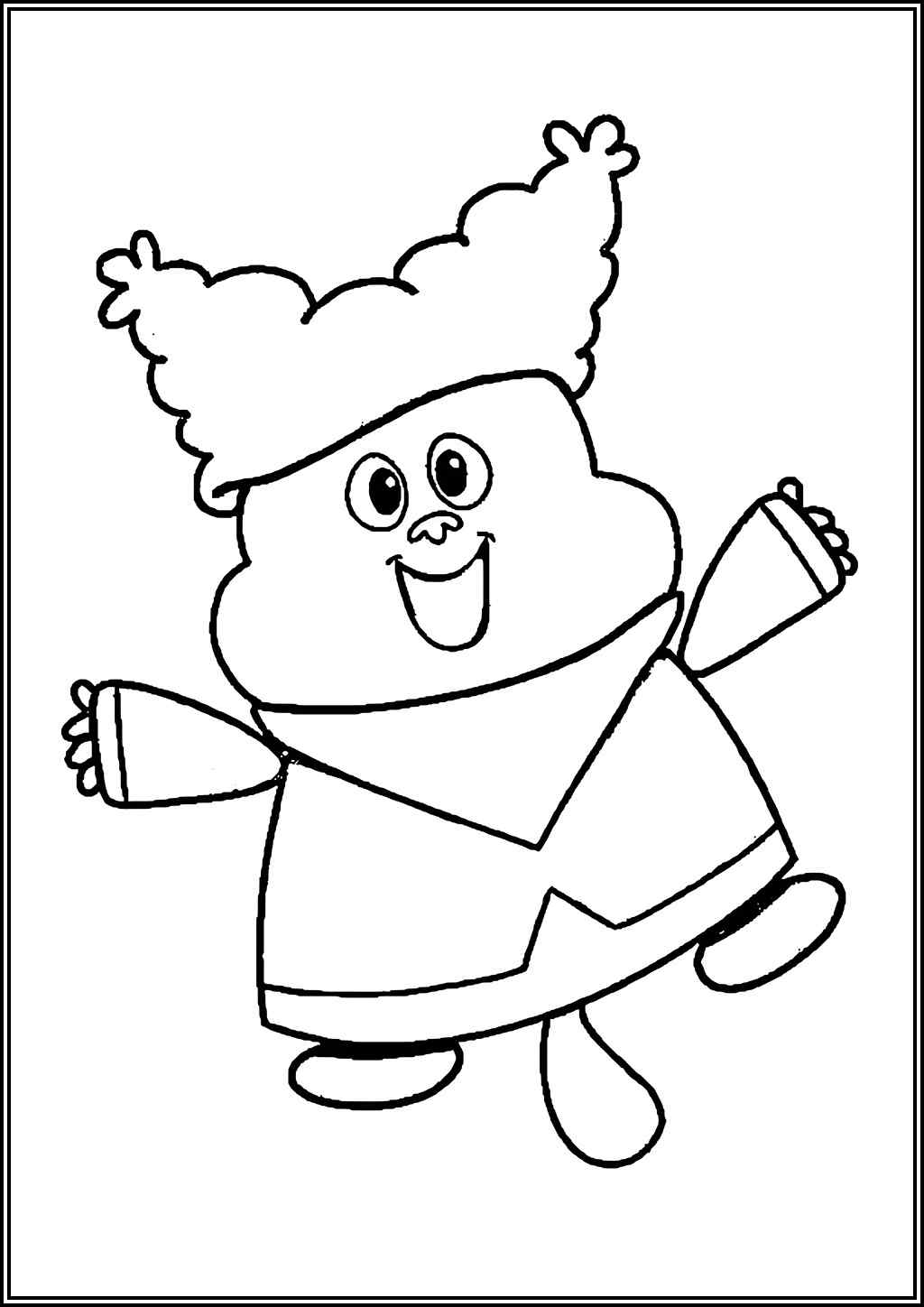 Printable Cute Chowder Coloring