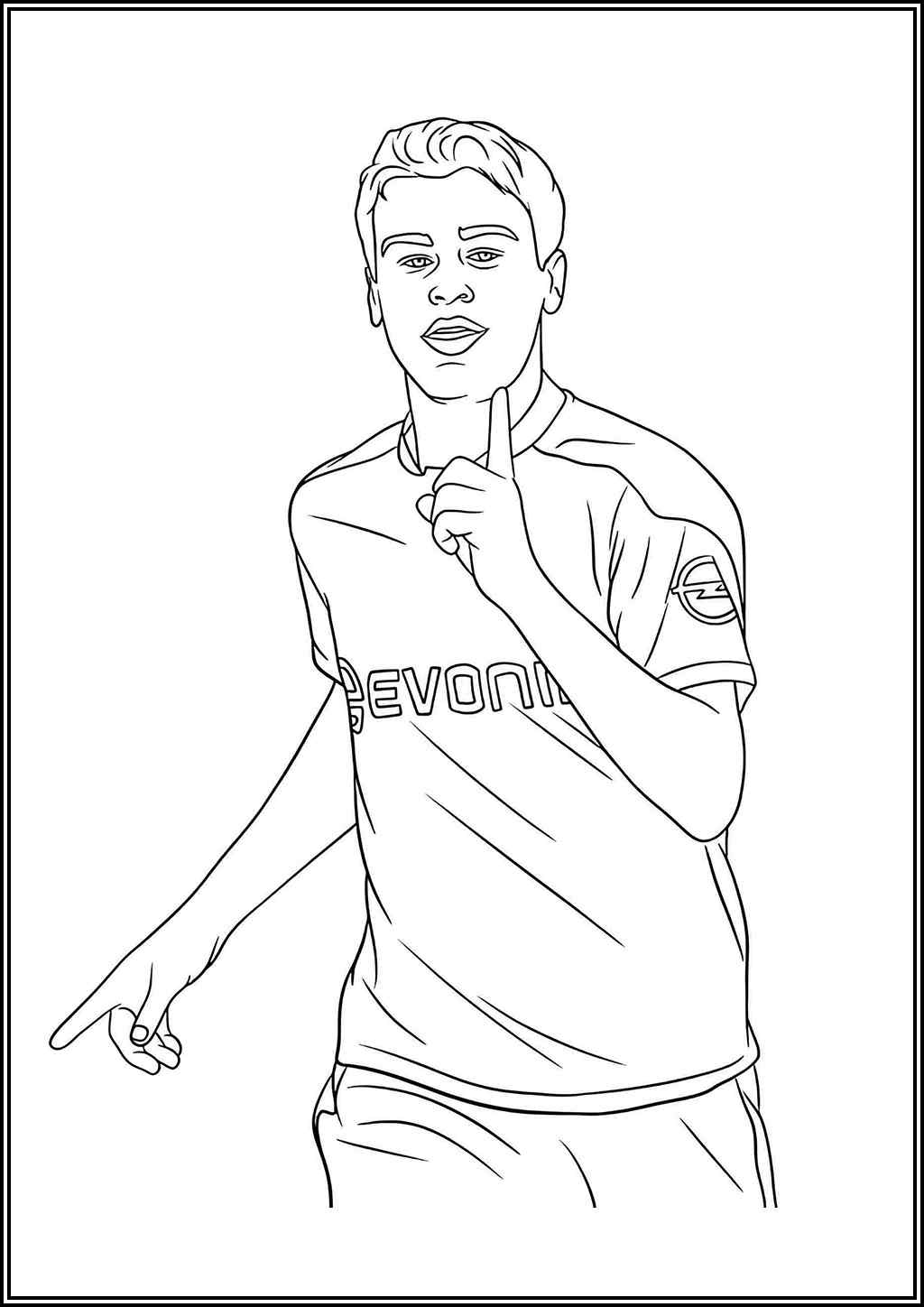 Printable Giovanni Reyna Coloring