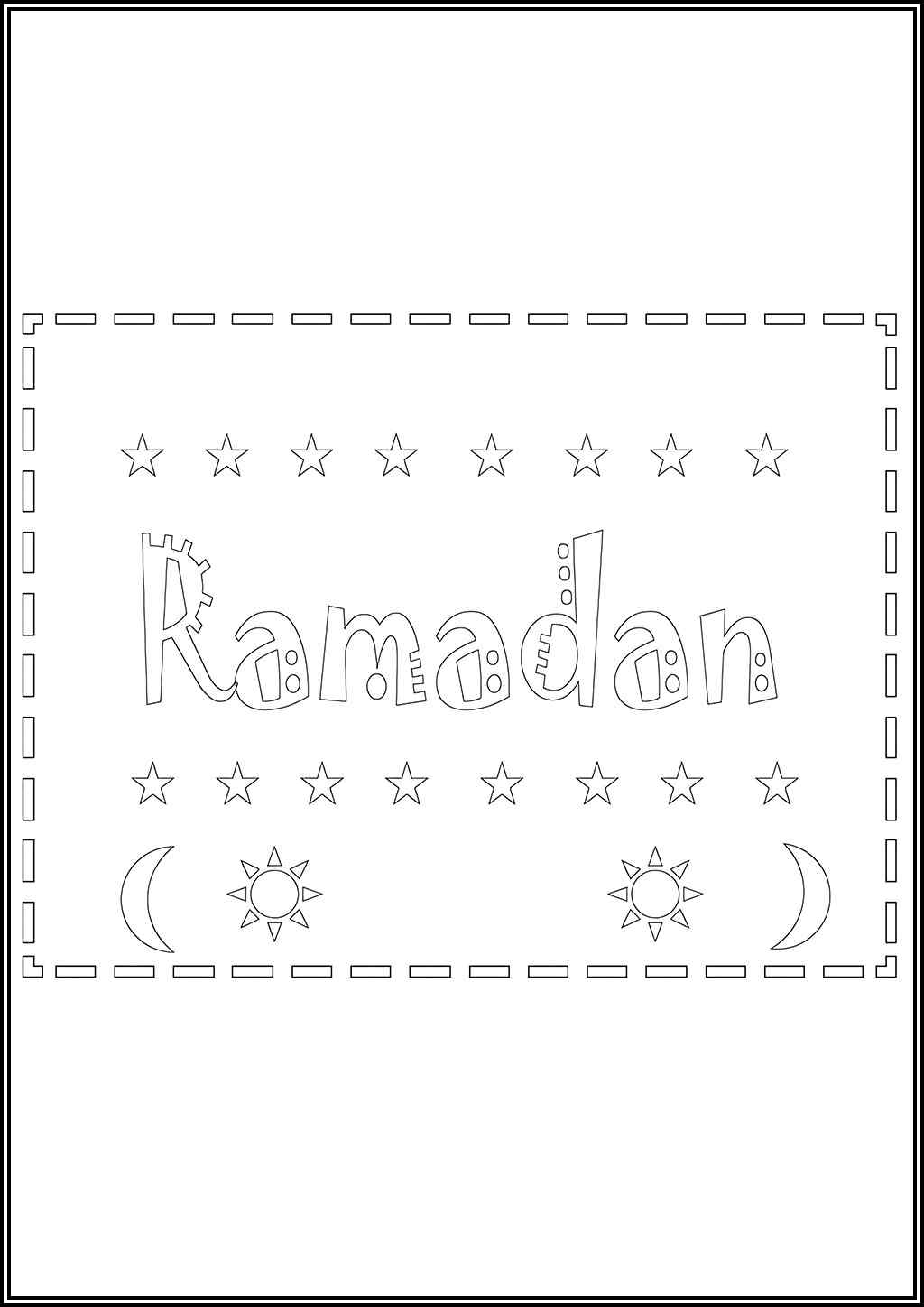 Ramadan Image Coloring