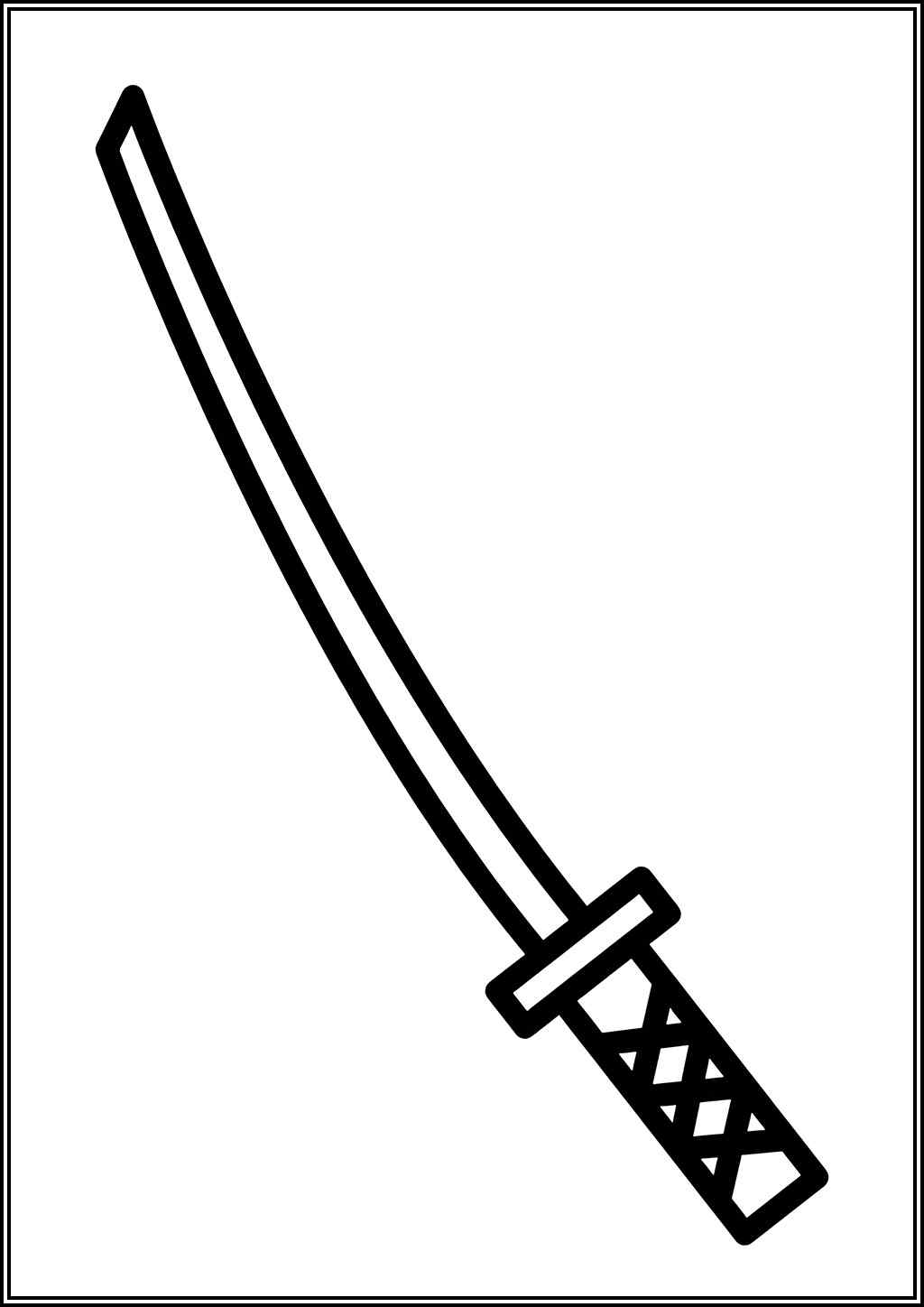 Simple Katana Coloring