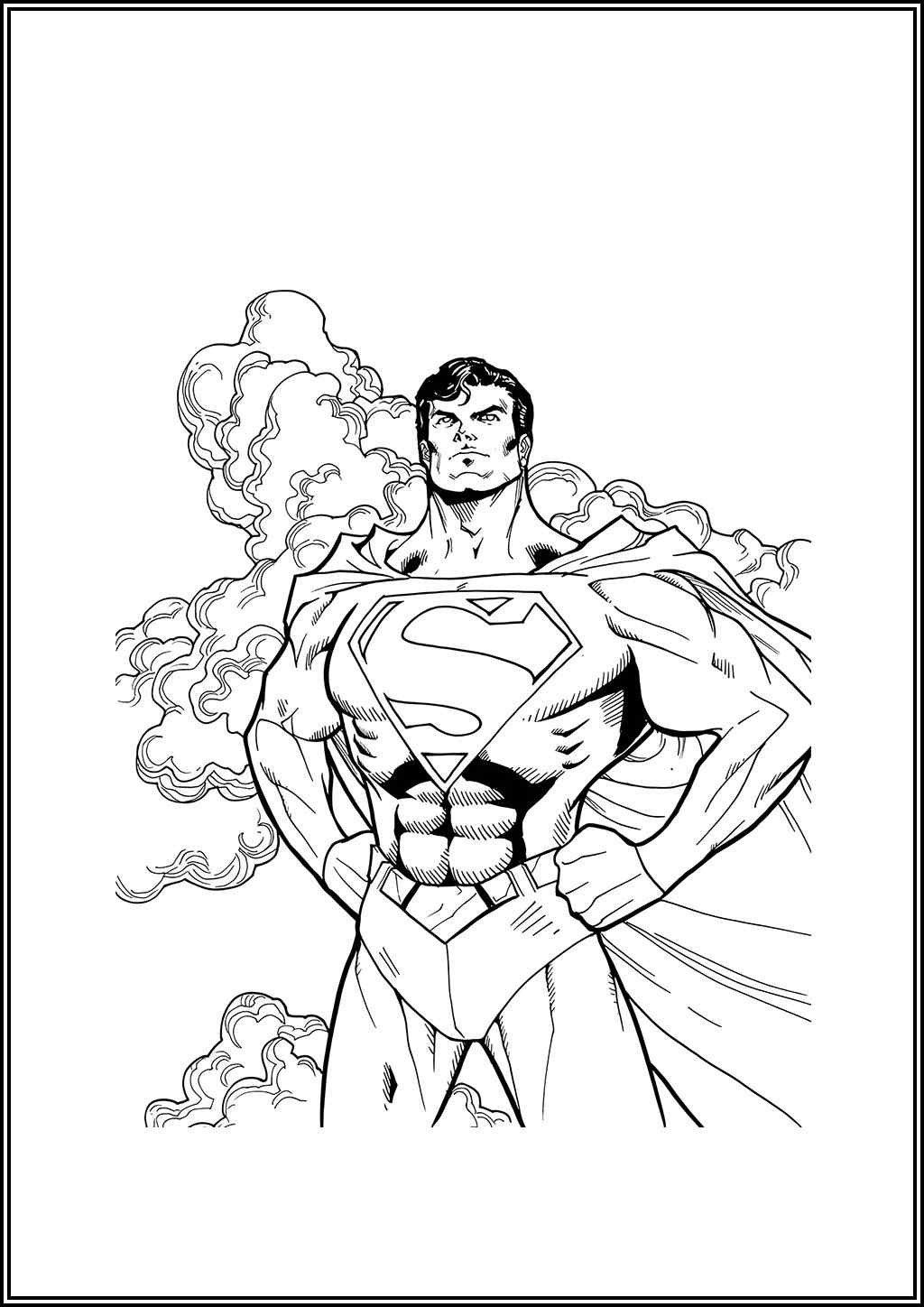 Snappy Superman Coloring
