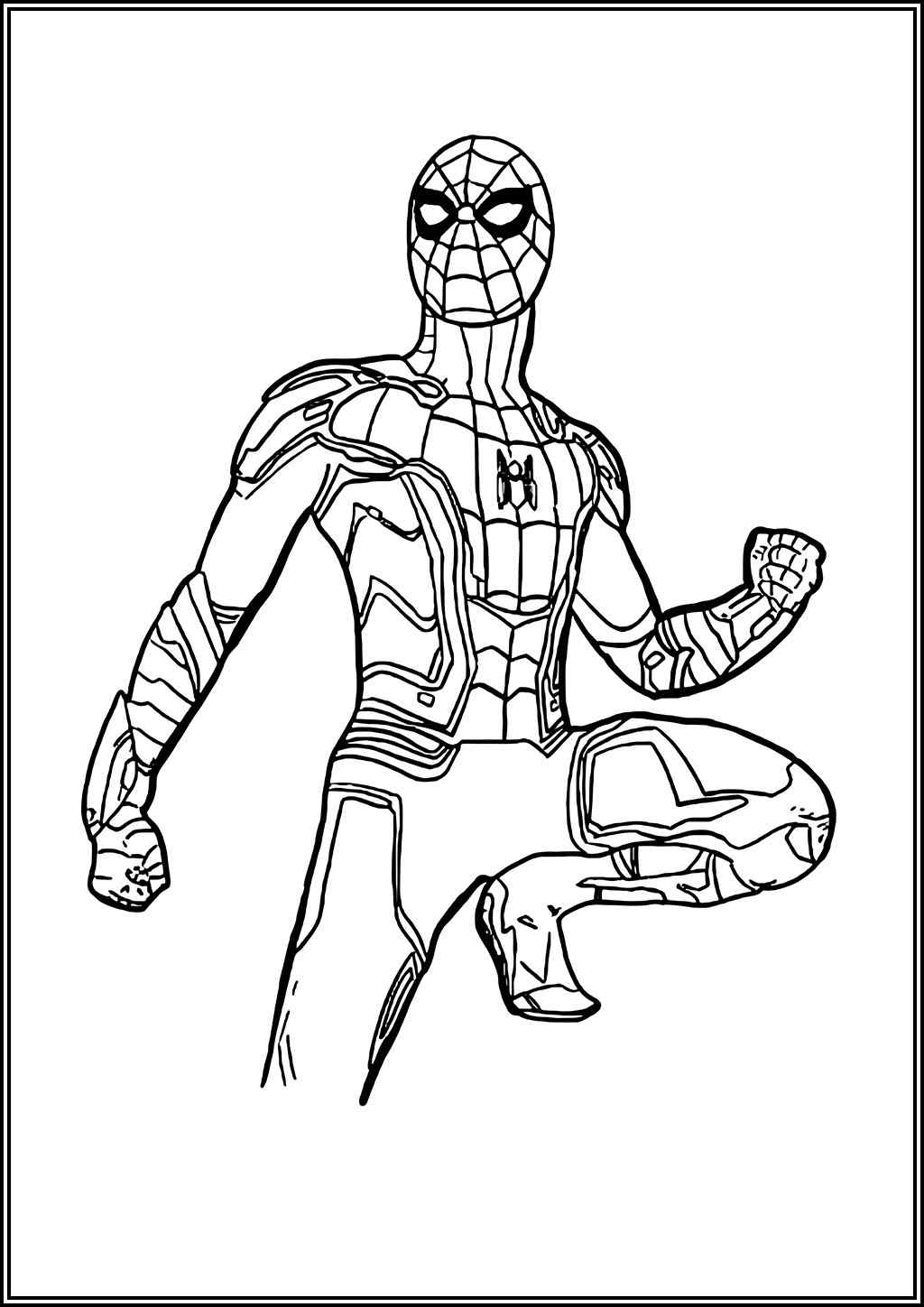 Spider Man From No Way Home Coloring