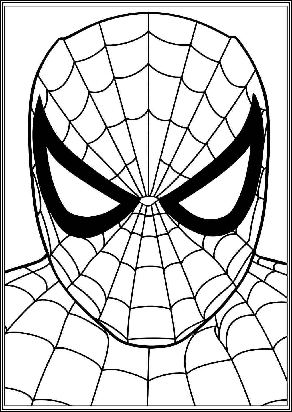 Spider Man Image Coloring