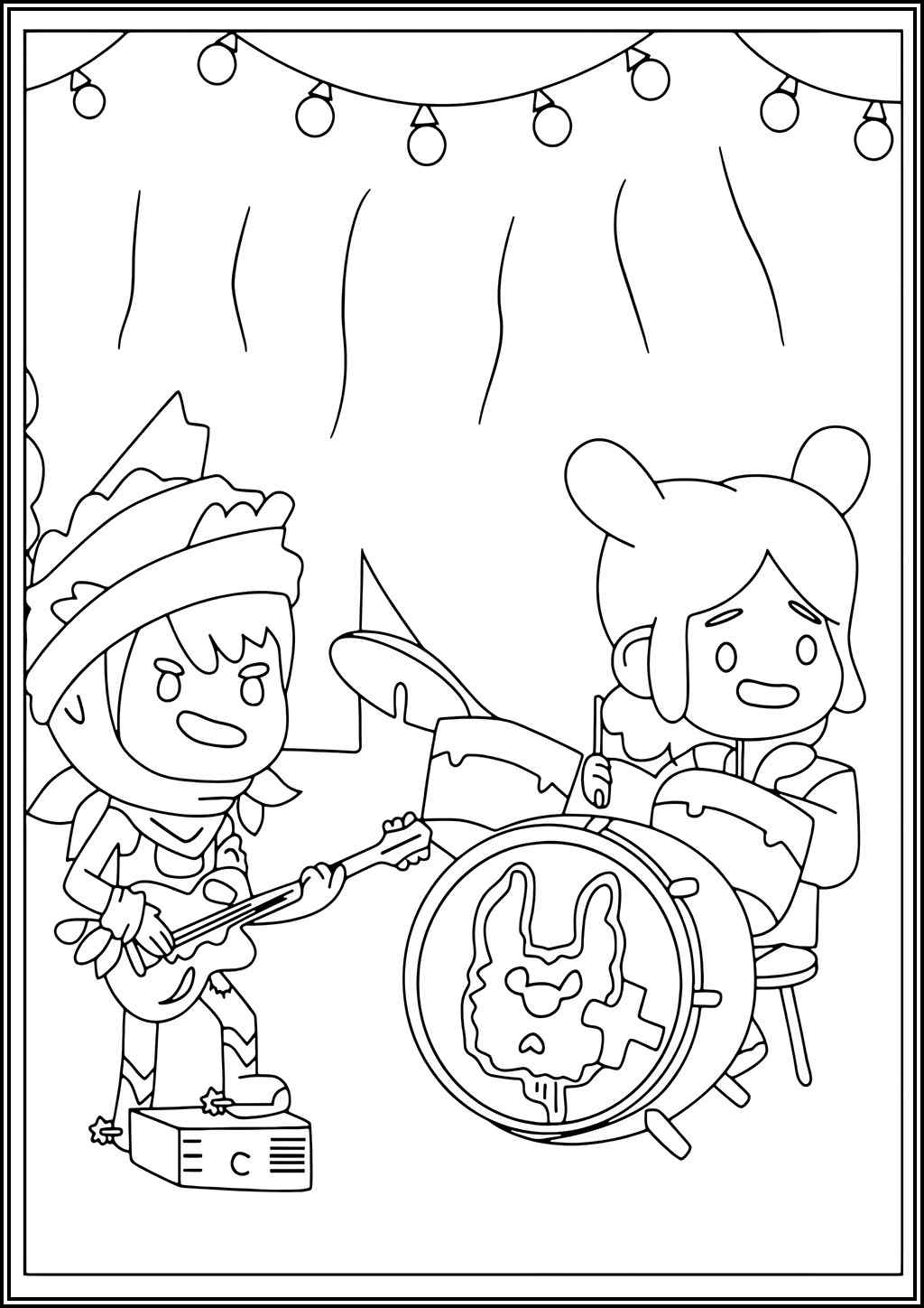 Toca Boca Band Coloring