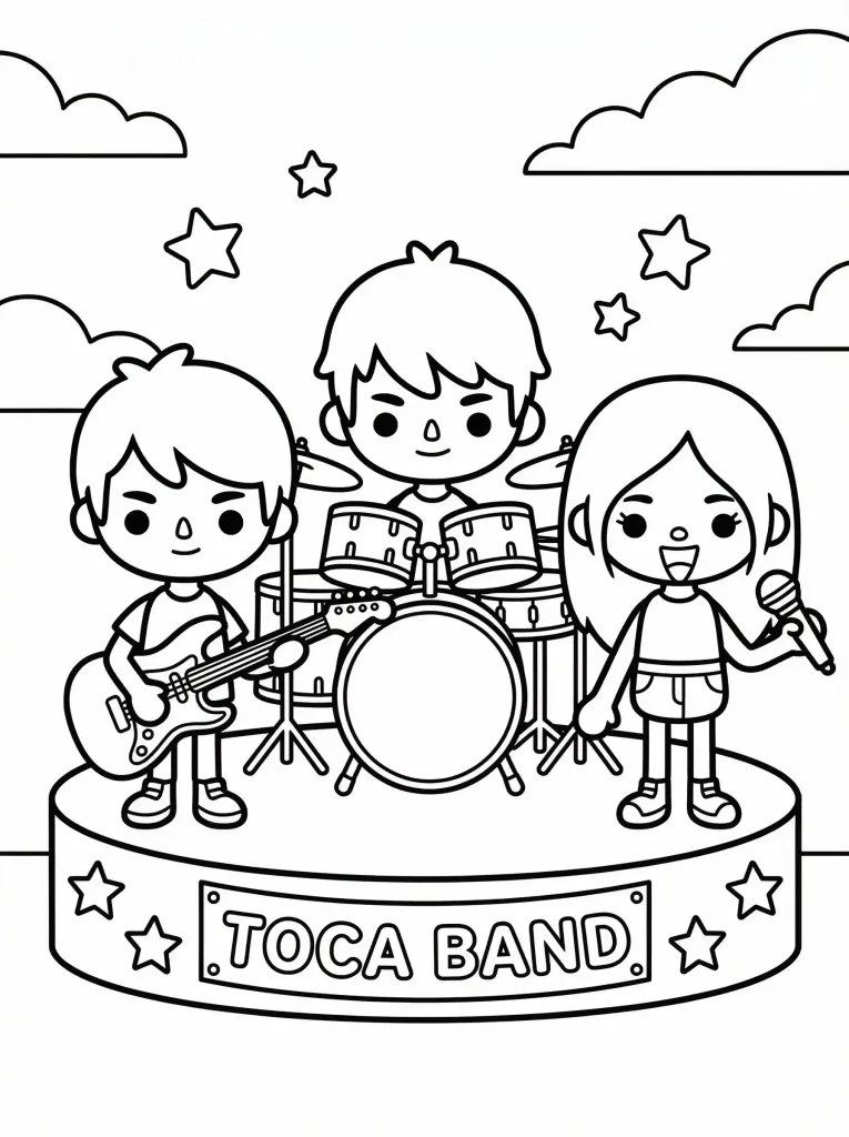 toca boca mini band