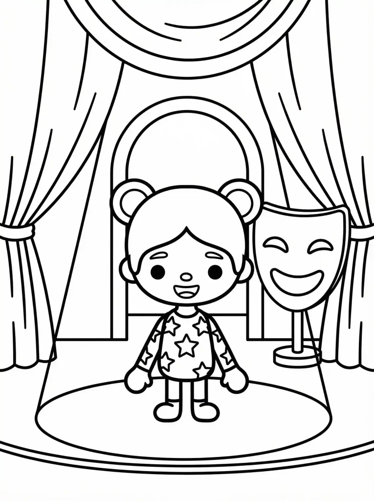 toca boca theater stage