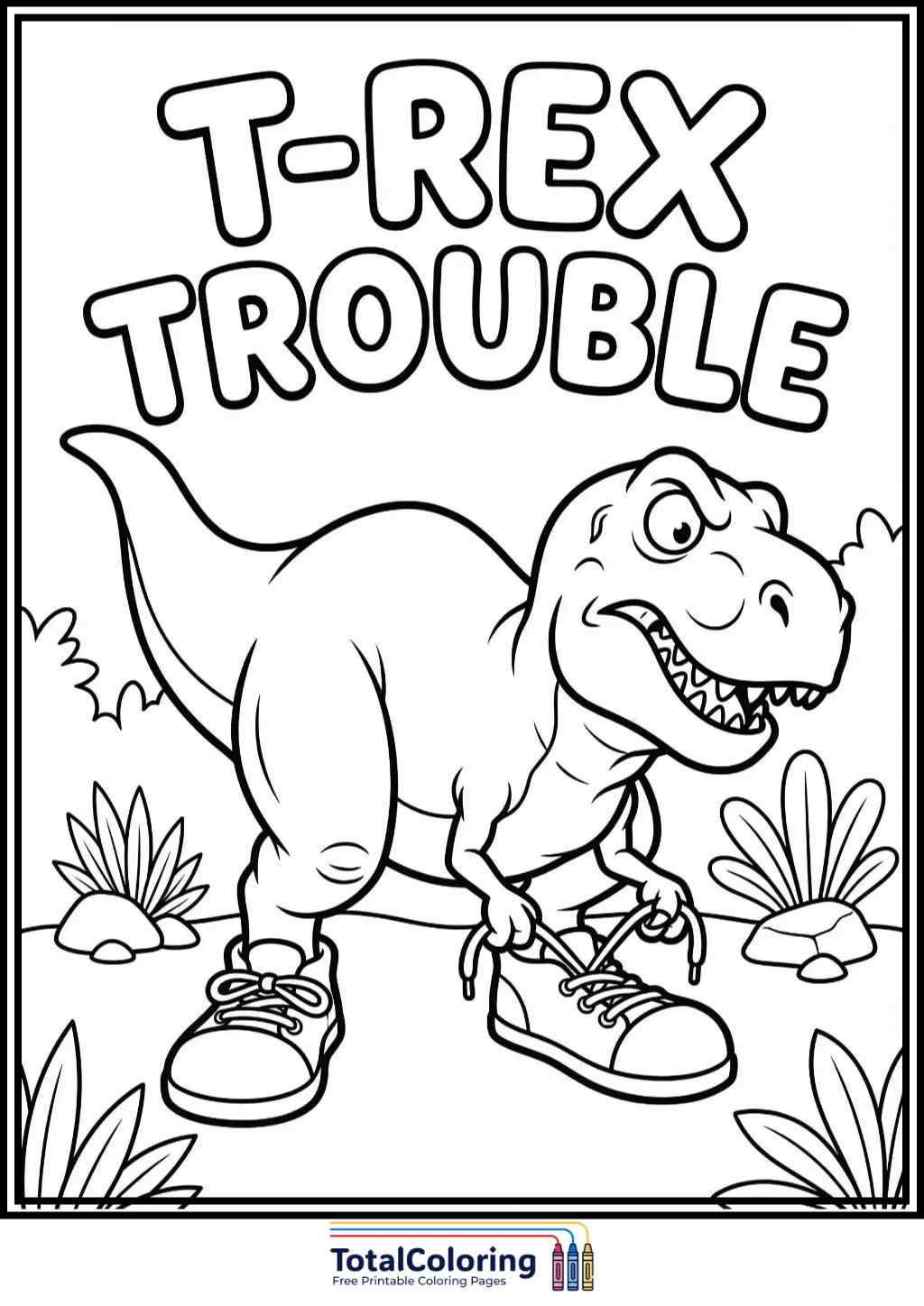 Dinosaur coloring pages (Free printable PDF)