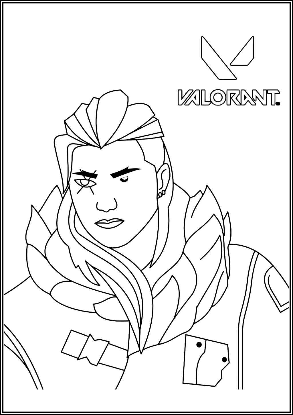 Valorant Sova Coloring