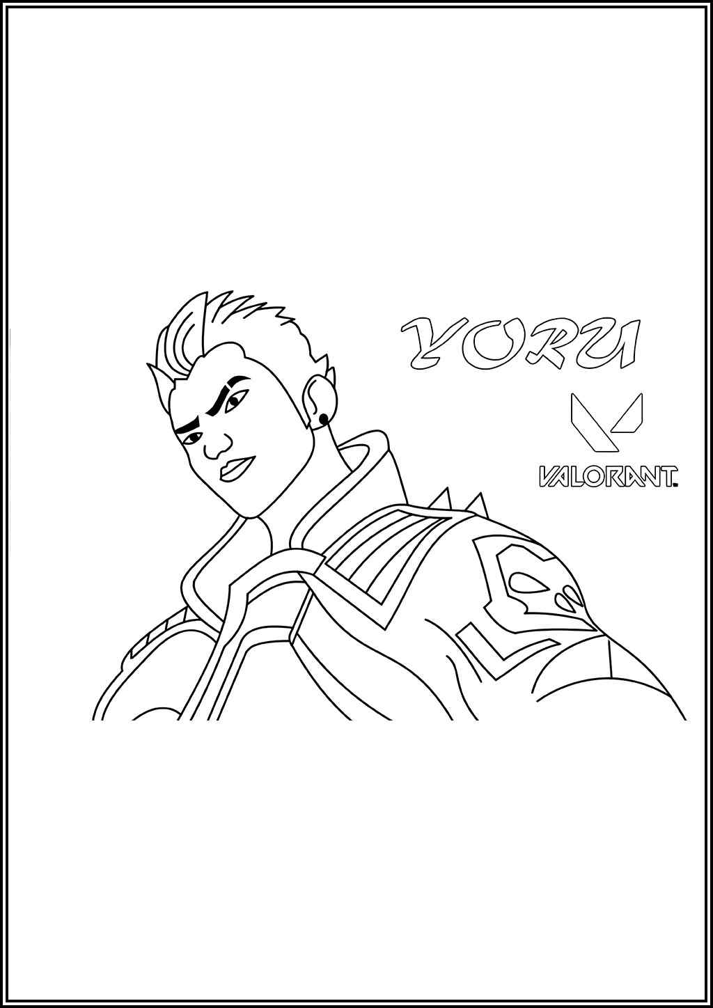 Valorant Yoru Coloring