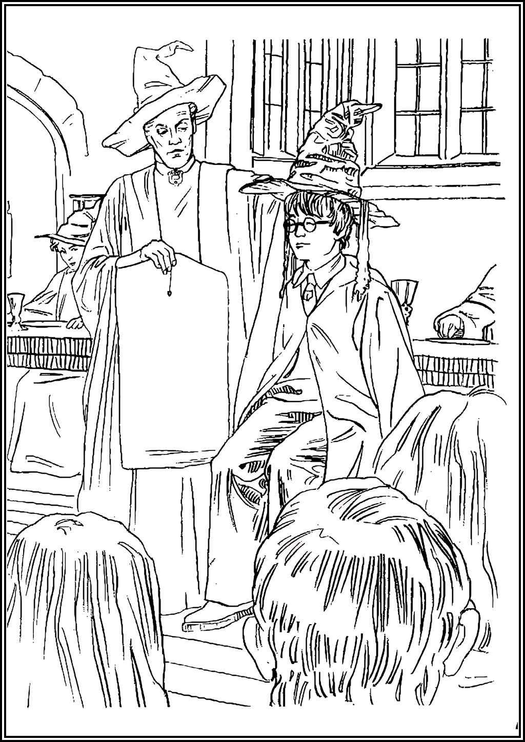 Young Harry Potter Coloring