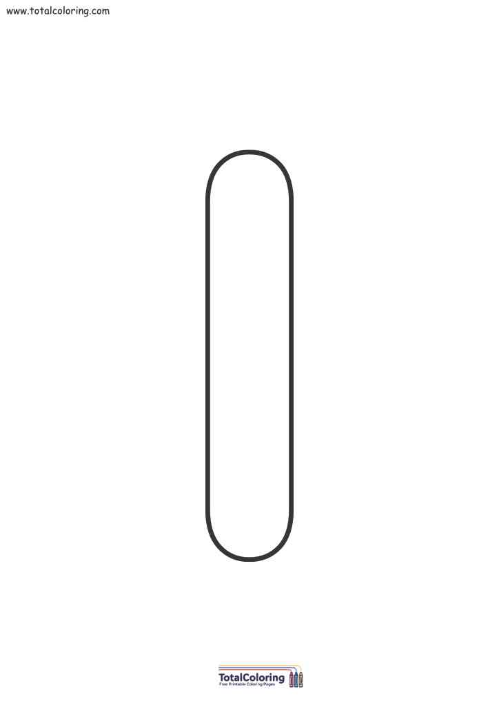 Letter I Free Printable Template