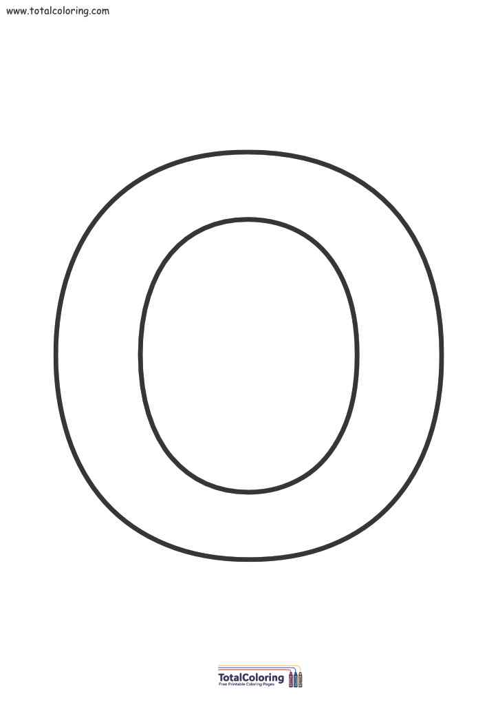 Letter O Free Printable Template