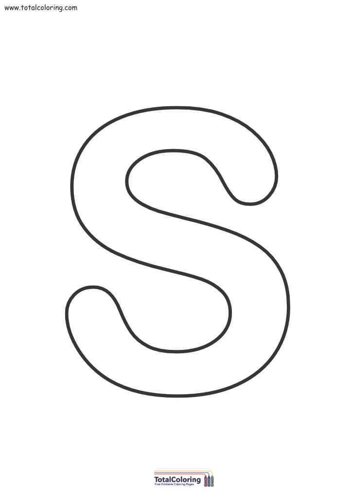 Letter S Free Printable Template