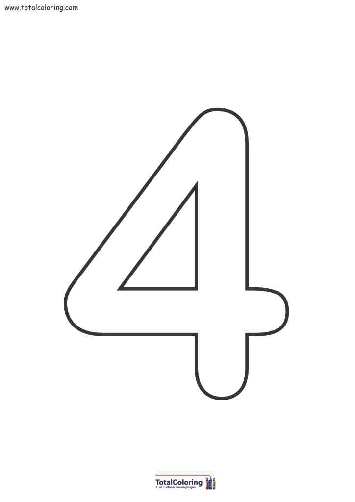 Free Printable Numbers Template Number Outlines 0 9 For Kids And 